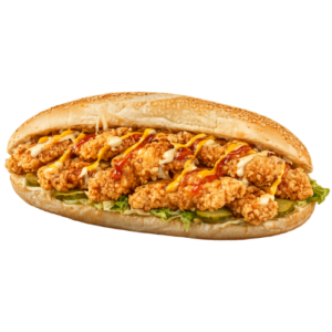 Crispy Fried Chicken Tenders Sandwiches