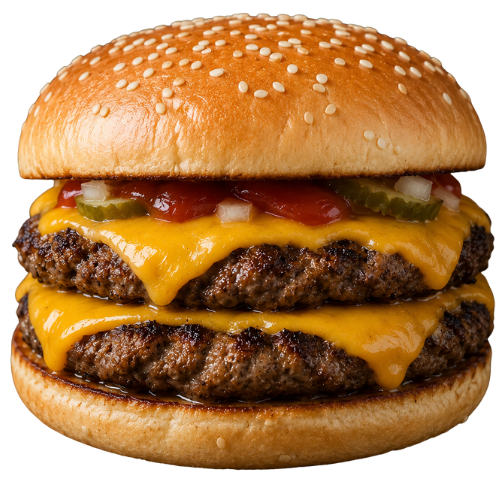 Double Cheese Beef Burger